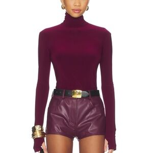 Norma Kamali Deep Purple Long Sleeve Turtleneck NEVER WORN